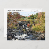 Herbst bei Cargill Falls Postkarte (Vorne/Hinten)