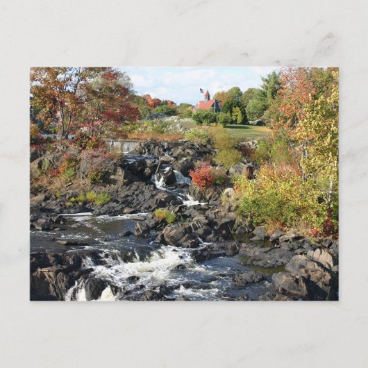 Herbst bei Cargill Falls Postkarte (Vorderseite)