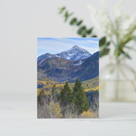 Herbst bei Cascade Peak and Sundino Alp Loop Postkarte (Stehend Vorderseite)