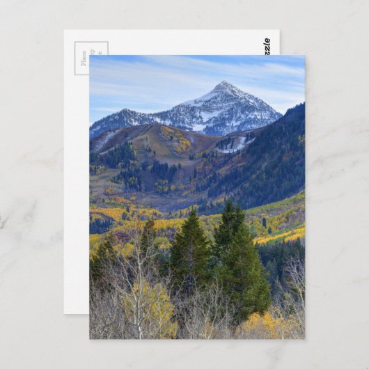 Herbst bei Cascade Peak and Sundino Alp Loop Postkarte (Vorne/Hinten)
