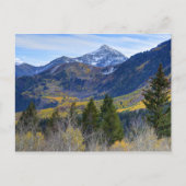 Herbst bei Cascade Peak and Sundino Postkarte (Vorderseite)