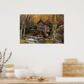 Herbst bei der Großmühle Poster (Küche)