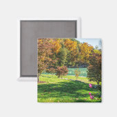 Herbst bei Dogwood Magnet (Vorderseite/Rückseite)