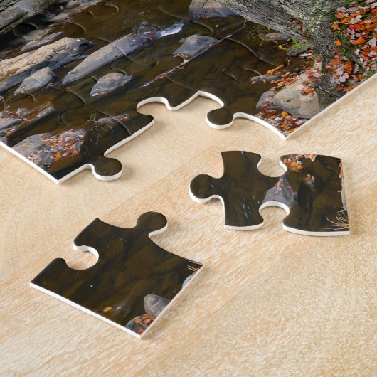 Herbst bei Glade Creek Grist Mill in West Virginia Puzzle (Seite)