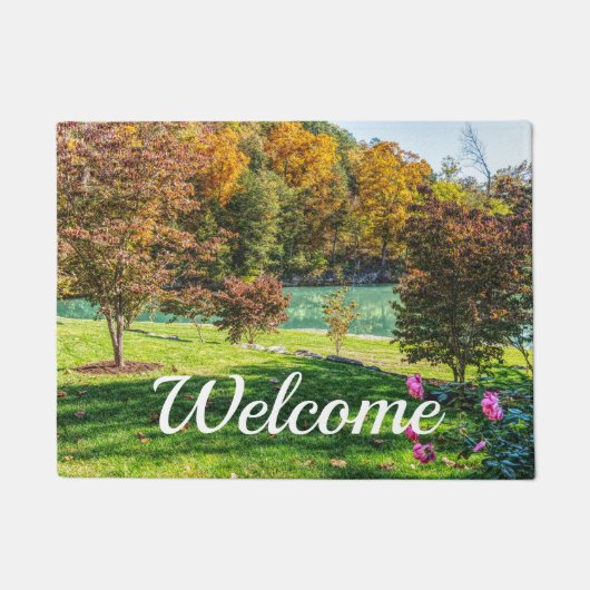 Herbst bei Hogwood Doormat Fußmatte (Vorderseite)