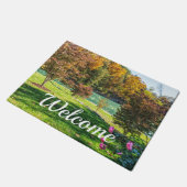Herbst bei Hogwood Doormat Fußmatte (Schrägansicht)