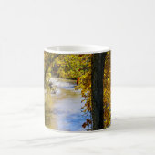 Herbst bei James River Bend Kaffeepause Tasse (Mittel)