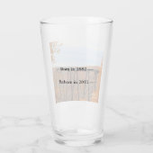 Herbst bei Kinzua Bridge Souvenir Glas (Rückseite)