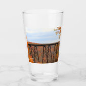 Herbst bei Kinzua Bridge Souvenir Glas (Vorderseite)