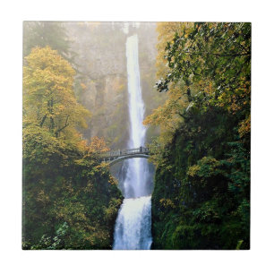 Herbst bei Multnomah Falls, OR Fliese