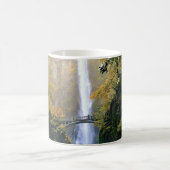 Herbst bei Multnomah Falls, OR Kaffeetasse (Mittel)