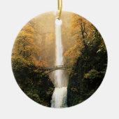 Herbst bei Multnomah Falls, OR Keramik Ornament (Vorne)