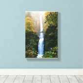 Herbst bei Multnomah Falls, OR Leinwanddruck (Insitu (Holzboden))