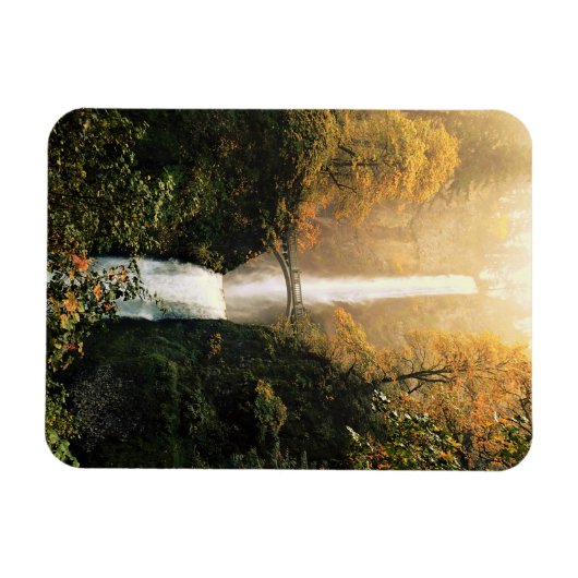 Herbst bei Multnomah Falls, OR Magnet (Horizontal)