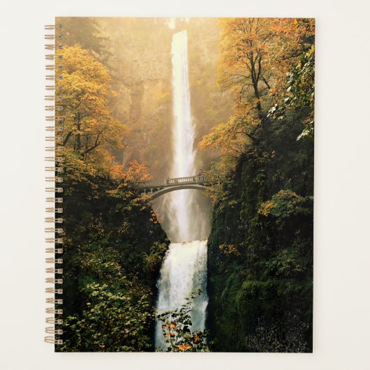 Herbst bei Multnomah Falls, OR Planer (Vorderseite)