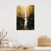 Herbst bei Multnomah Falls, OR Poster (Küche)