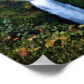 Herbst bei Multnomah Falls, OR Poster (Ecke)