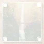 Herbst bei Multnomah Falls, Oregon Glasuntersetzer (Rückseite)