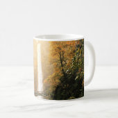 Herbst bei Multnomah Falls, Oregon Kaffeetasse (VorderseiteRechts)