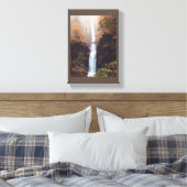 Herbst bei Multnomah Falls, Oregon Leinwanddruck (Insitu (Schlafzimmer))