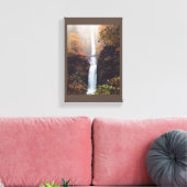 Herbst bei Multnomah Falls, Oregon Leinwanddruck (Insitu (Wohnzimmer))
