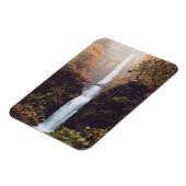 Herbst bei Multnomah Falls, Oregon Magnet (Linke Seite)
