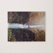 Herbst bei Multnomah Falls, Oregon Puzzle (Horizontal)