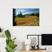 Herbst bei Rainier Poster (Heimbüro)