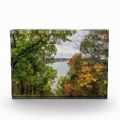 Herbst bei Truman Dam Fotoblock (Vorderseite)