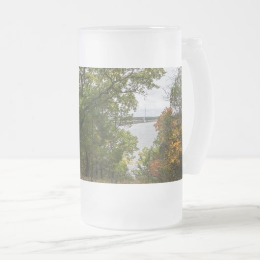 Herbst bei Truman Dam Mattglas Bierglas (VorderseiteRechts)