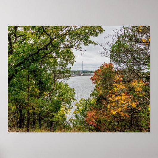 Herbst bei Truman Dam Poster (Vorne)