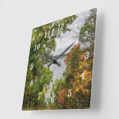 Herbst bei Truman Dam Wall Uhr (Winkel)