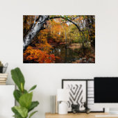 Herbst bei versteinerten Quellen Poster (Heimbüro)