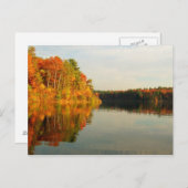 Herbst bei Walden Postkarte (Vorne/Hinten)