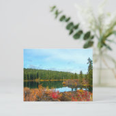 Herbst beim Clear Lake Postcard Postkarte (Stehend Vorderseite)