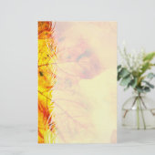 Herbst belässt 4 Stockwerke Briefpapier (Stehend Vorderseite)
