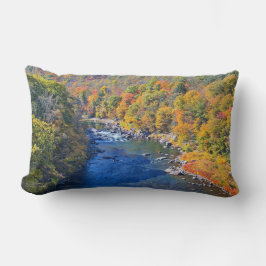 Herbst belässt Flankenfluss Lendenkissen