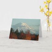 Herbst Berg Rainier Karte (Gelbe Blume)