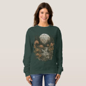 Herbst Berg Wasserfall Wald Natur Szene Sweatshirt (Vorne ganz)