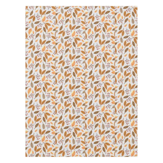 Herbst-Berries-Blätter-Muster Tischdecke (Vorderseite)