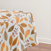 Herbst-Berries-Blätter-Muster Tischdecke (Beispiel)
