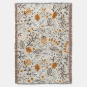 Herbst-Berries-Blätter und Muster für Zweige Decke (Vorderseite Vertikal)