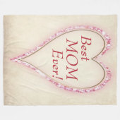 Herbst Beste MAMA je Fleecedecke (Vorderseite (Horizontal))