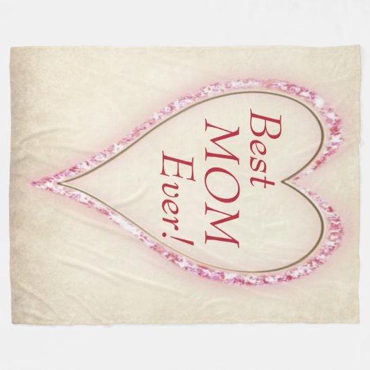 Herbst Beste MAMA je Fleecedecke (Vorderseite (Horizontal))