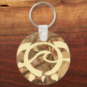 Herbst-BG-Schildkröte Schlüsselanhänger (Vorderseite)