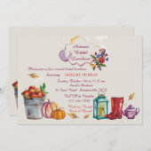 Herbst-Bild-Einladung Einladung (Vorne/Hinten)