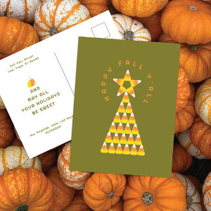 Herbst bis Weihnachten - Olive auf der Postkarte -