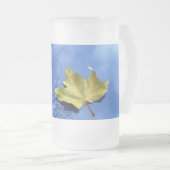 Herbst bis Winter Mattglas Bierglas (VorderseiteRechts)