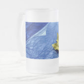 Herbst bis Winter Mattglas Bierglas (Vorderseite Links)