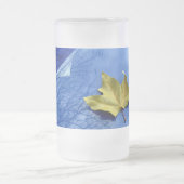 Herbst bis Winter Mattglas Bierglas (Mittel)